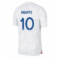 France Kylian Mbappe #10 Replica Away Shirt World Cup 2022 Short Sleeve